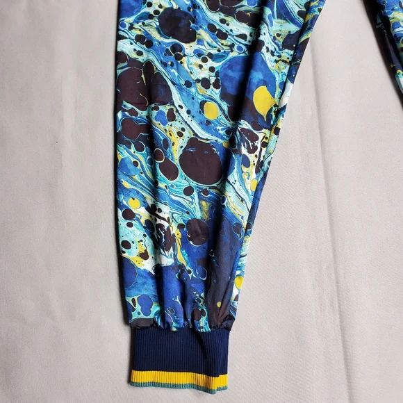 NWT$1,145 Dolce and Gabbana DG Logo Marble Print Jogger Sweatpants Sz 52 (36)